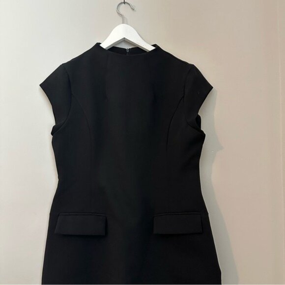 Commence Short Sleeve Mock Neck Dress Elegant Black Women's Dress Size XL NWT - Picture 6 of 12